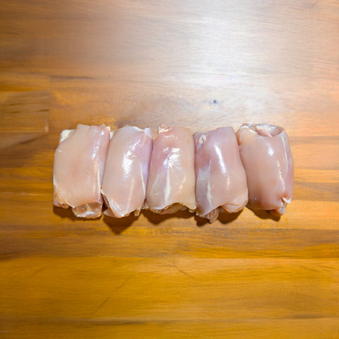 Air-chilled boneless chicken thighs - 15 Und approx (1,300gr) - 3 packs