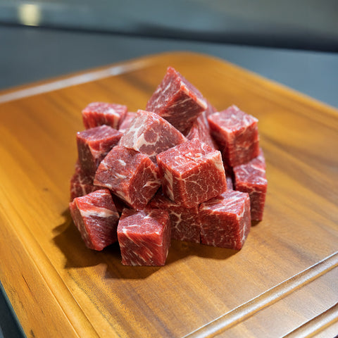 Beef cubes for Goulash - 20 Und approx (0,600gr) - 1 pack